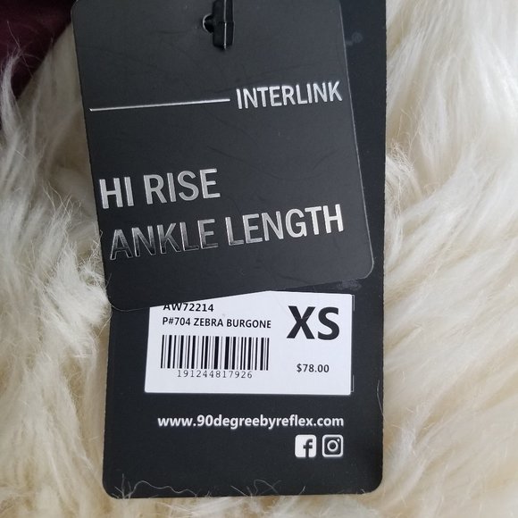 NWT 90 Degree By Reflex | High waisted leggings - Picture 5 of 9